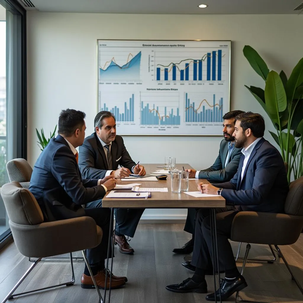 Consultores atendendo clientes